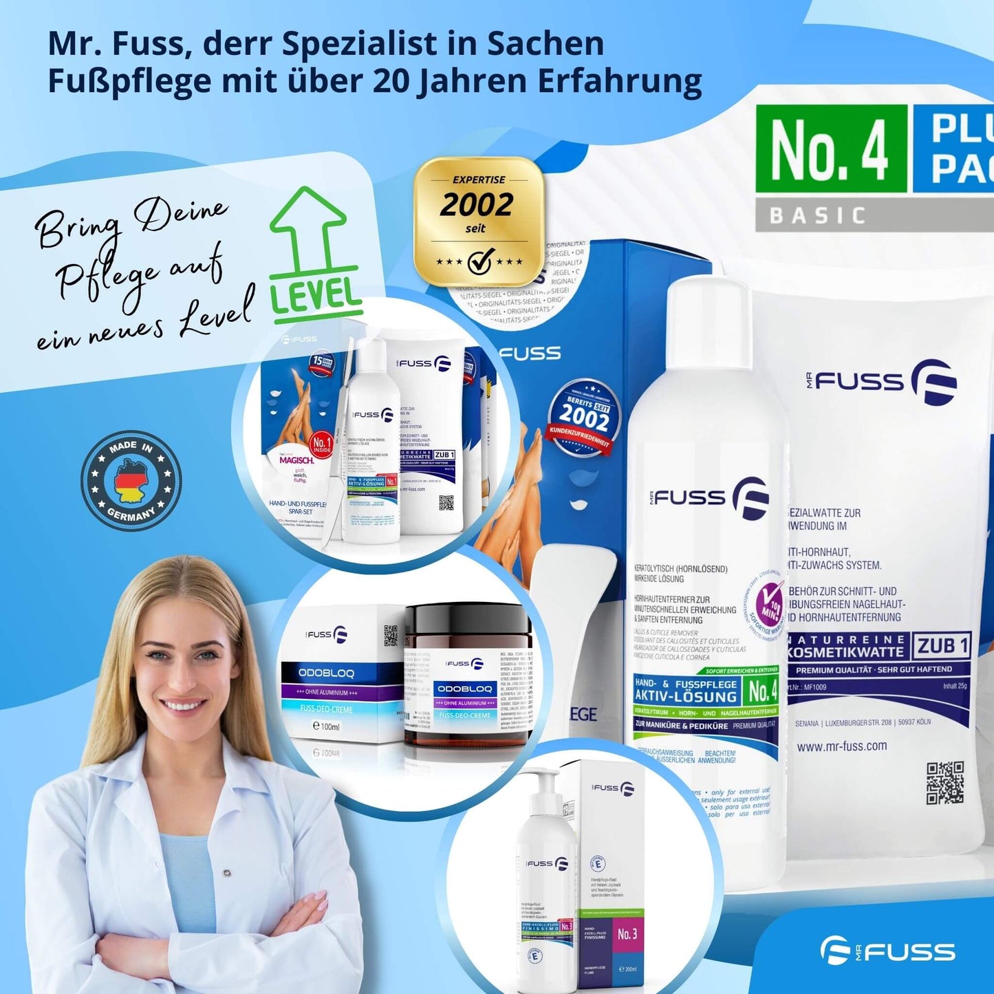 Mr. Fuss® - No. 4 - Plus Pack Basic - Klein - SENANA