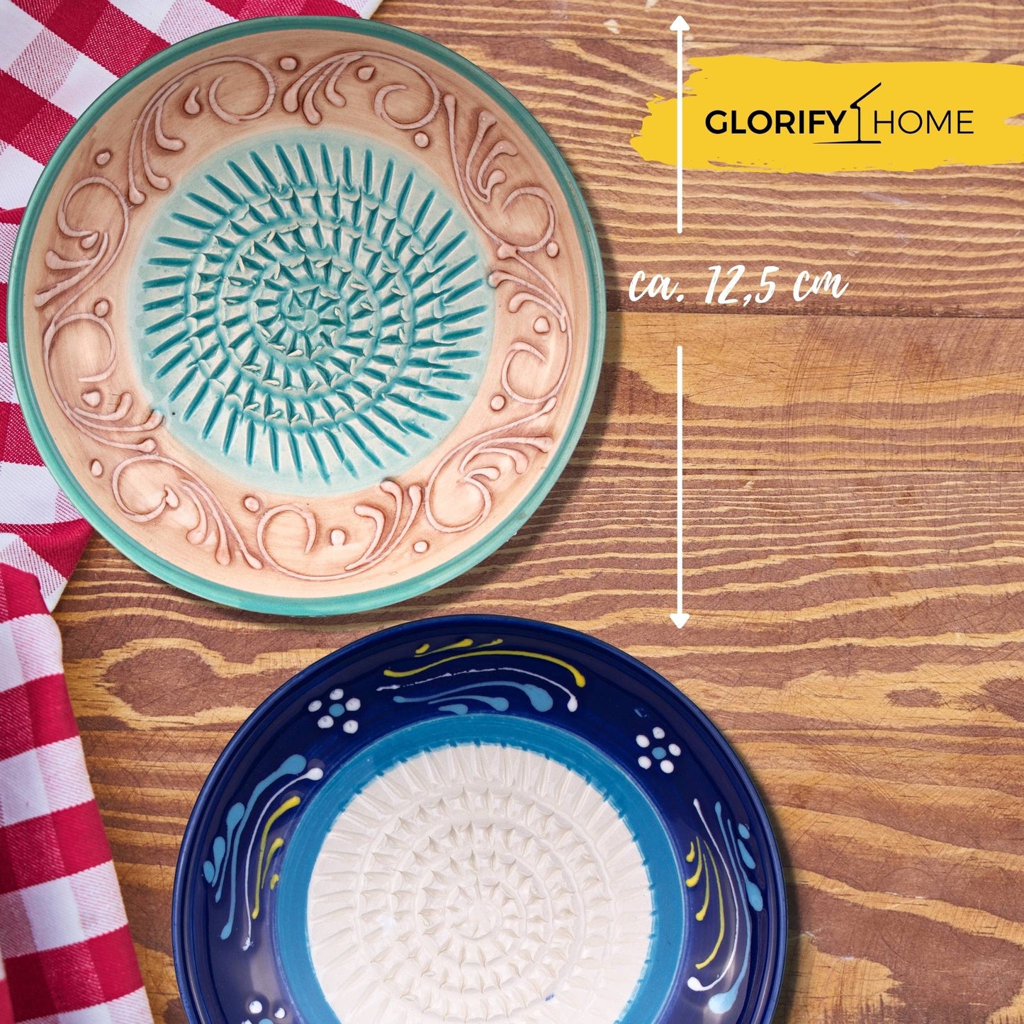 GLORIFY HOME® - Toledo - Keramikreibe Doppelpack - SENANA